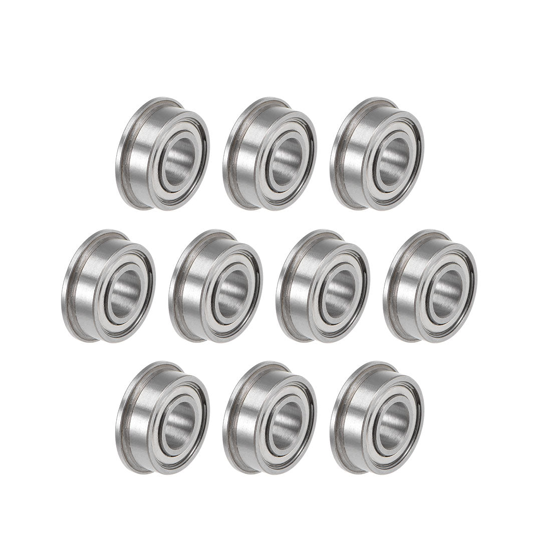 uxcell Uxcell Flanged Ball Bearing Double Shielded Chrome Bearings