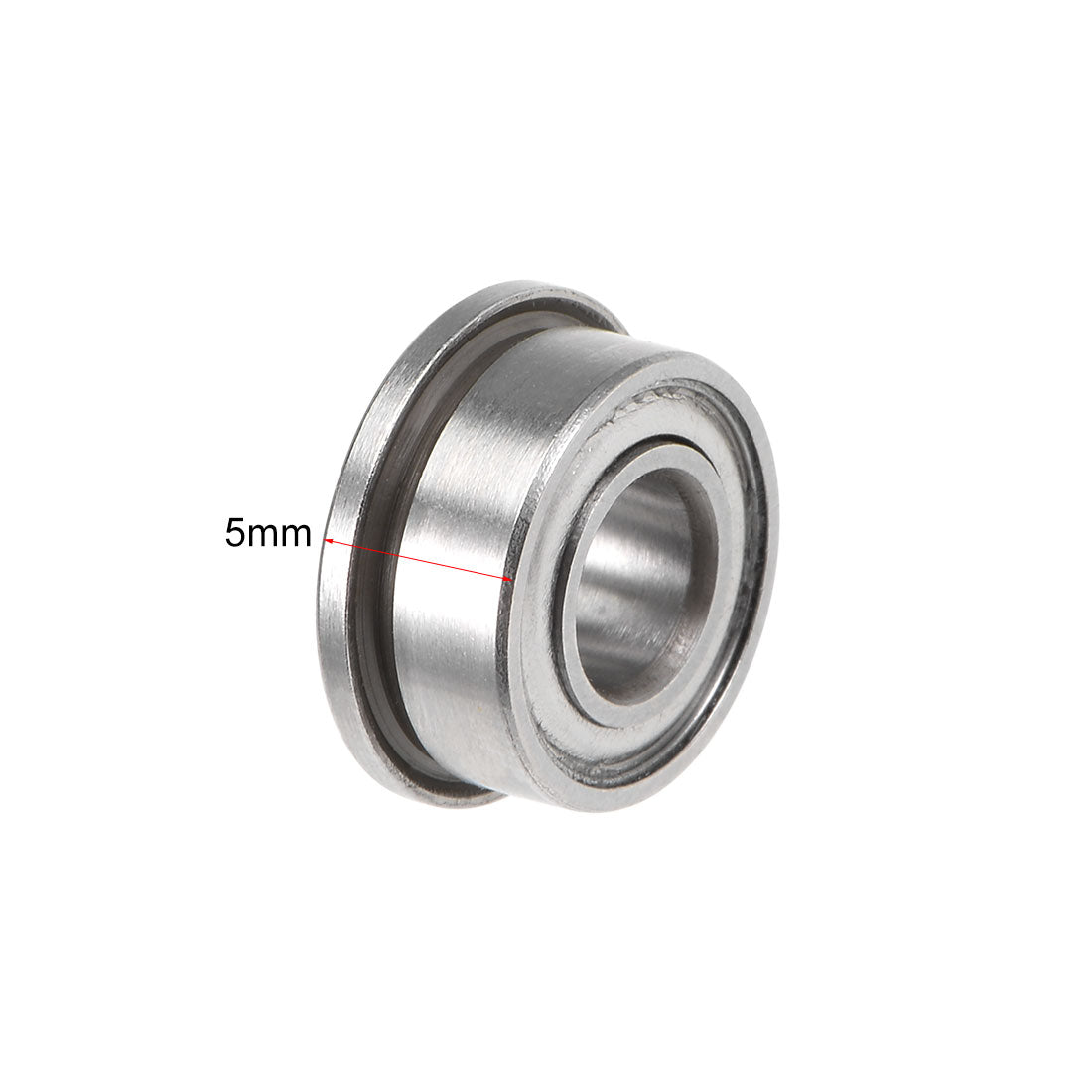 uxcell Uxcell Flanged Ball Bearings Shielded Chrome Steel Bearings