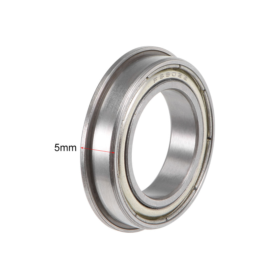 uxcell Uxcell Flange Ball Bearing Shielded Chrome Steel Bearing