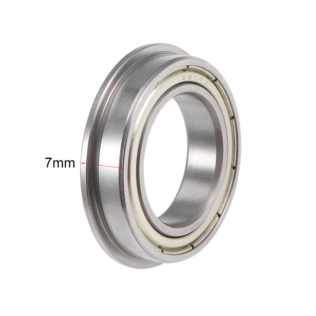 uxcell Uxcell Flange Ball Bearing Shielded Chrome Steel Bearing