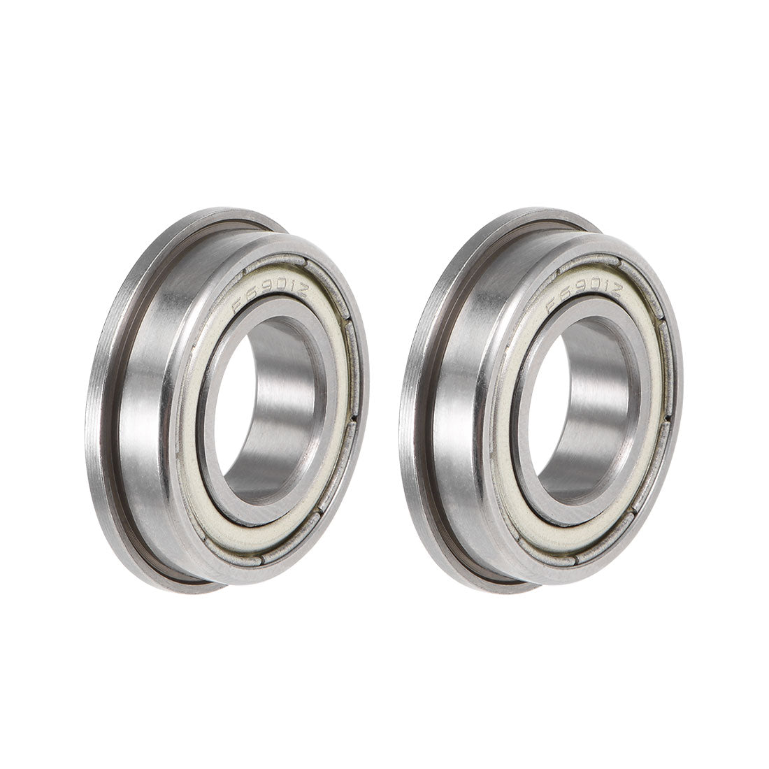 uxcell Uxcell Flange Ball Bearing Shielded Chrome Steel Bearing