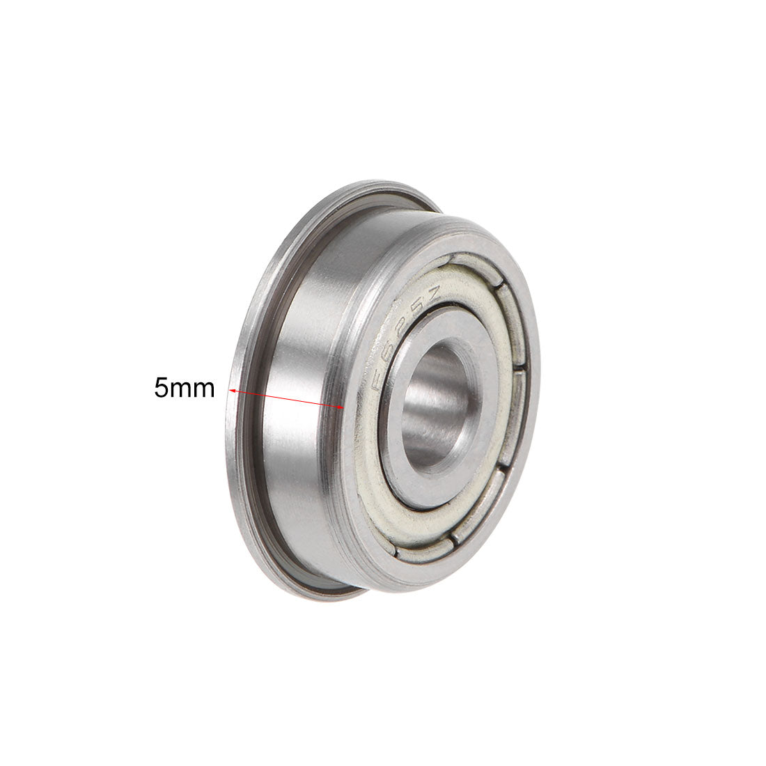 uxcell Uxcell Flange Ball Bearing Shielded Chrome Steel Bearing