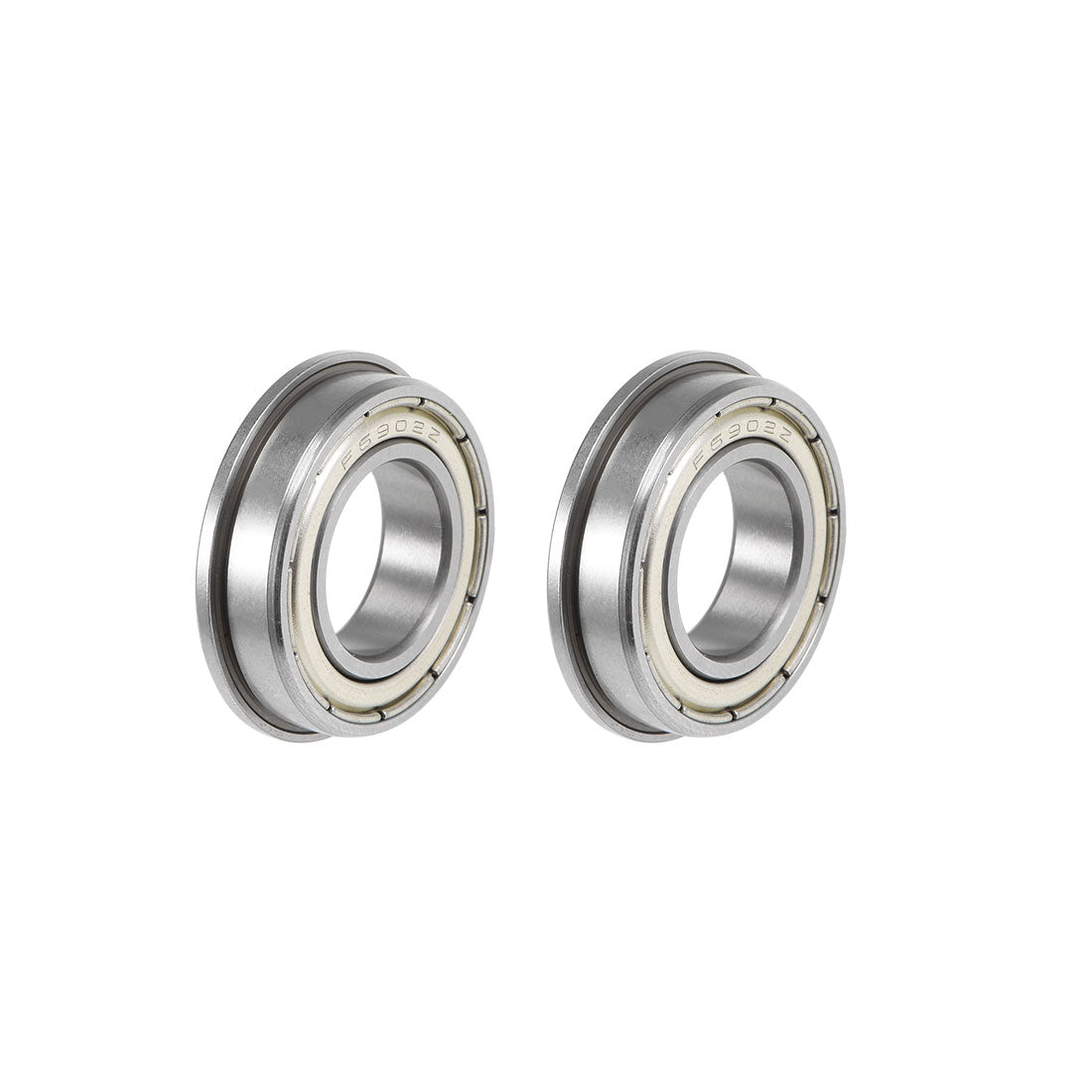 uxcell Uxcell Flange Ball Bearing Shielded Chrome Steel Bearing