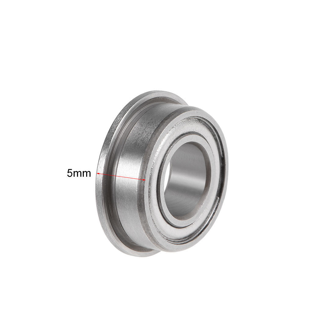 uxcell Uxcell Flanged Ball Bearings Shielded Chrome Steel Bearings