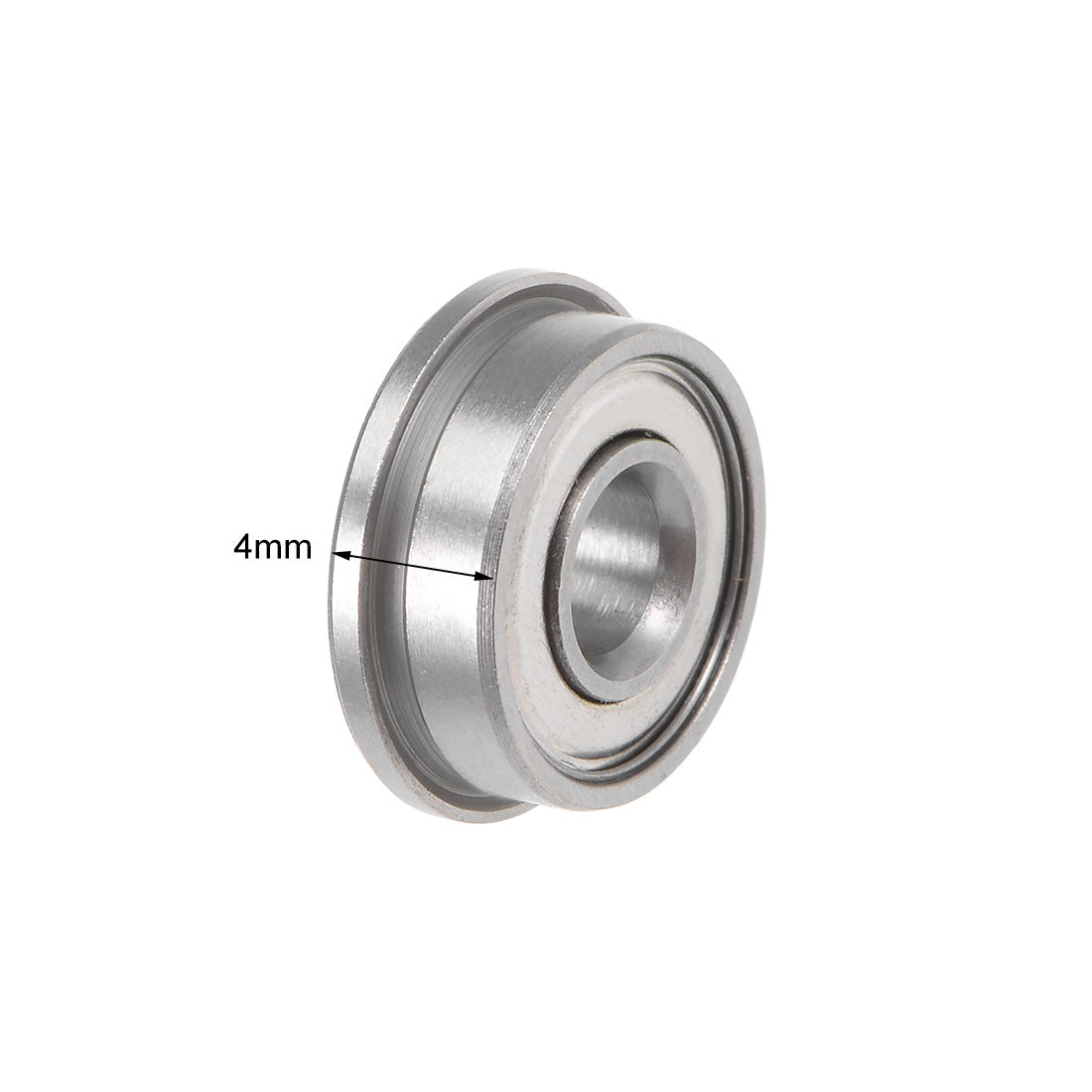 uxcell Uxcell Flanged Ball Bearings Shielded Chrome Steel Bearings