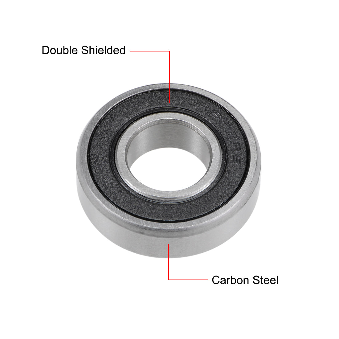 Harfington Deep Groove Ball Bearings Double Sealed Carbon Steel