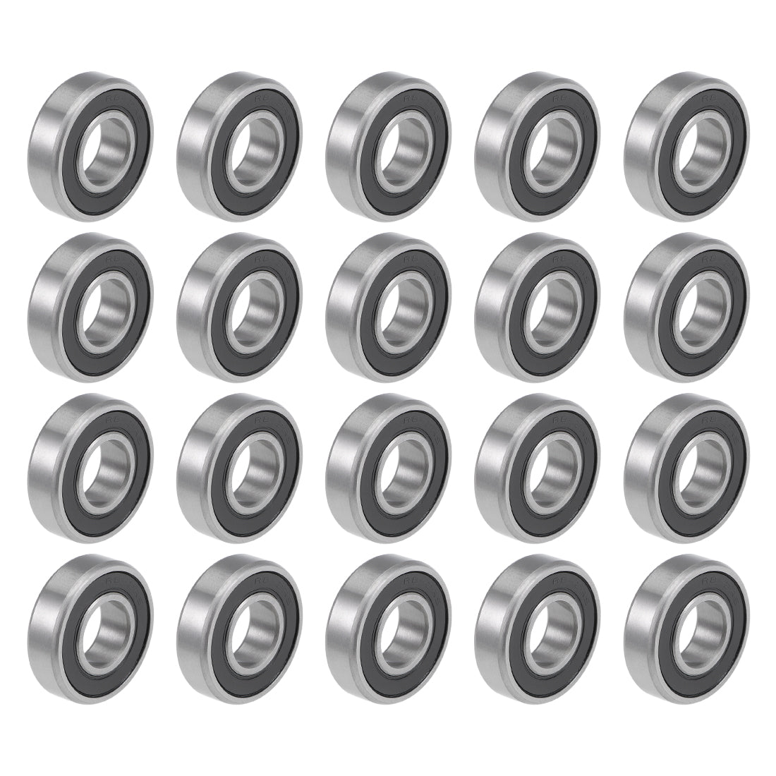 Harfington Deep Groove Ball Bearings Double Sealed Carbon Steel