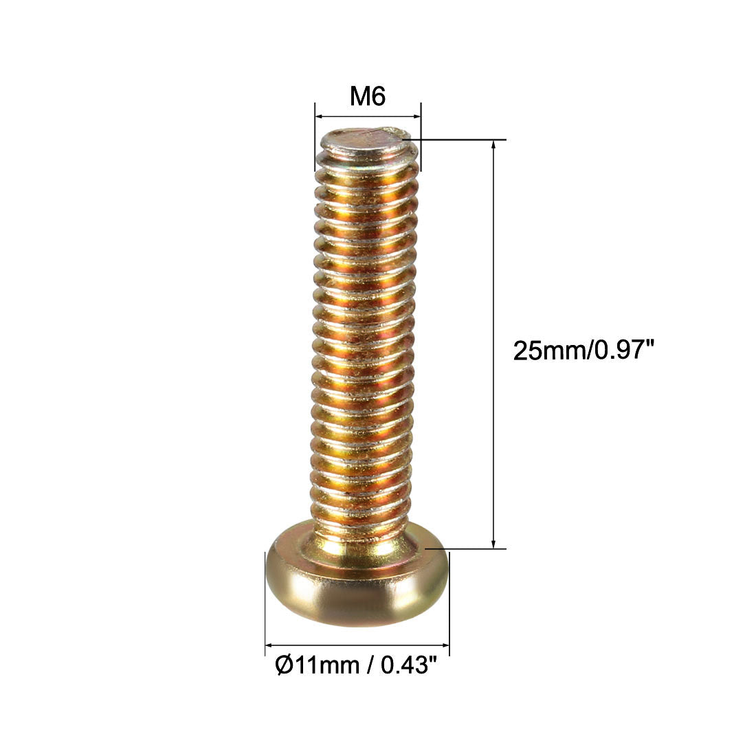 uxcell Uxcell Hex Socket Cap Machine Screws Zinc Plated Fasteners Bolts Thread