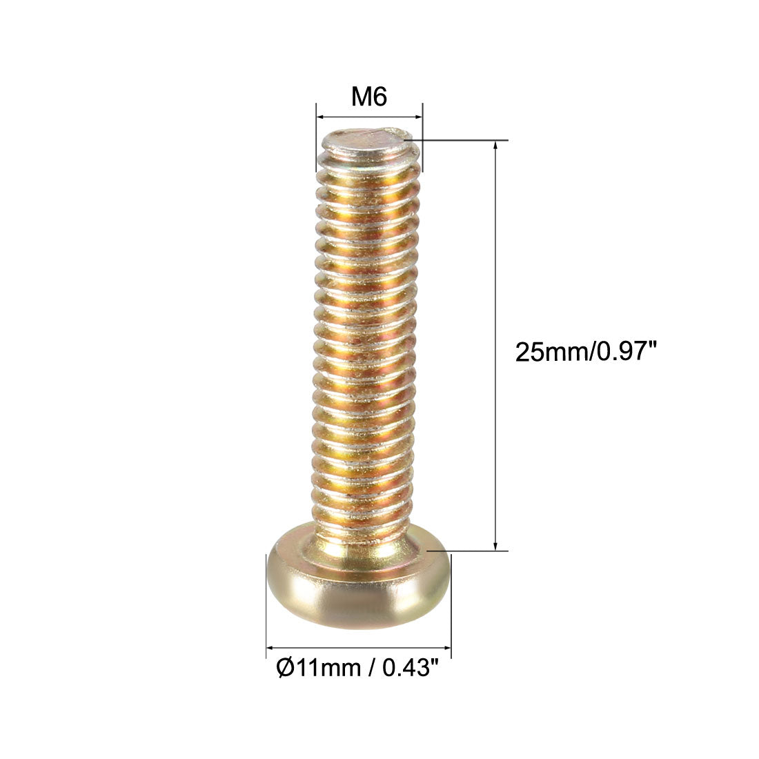 uxcell Uxcell Hex Socket Cap Machine Screws Zinc Plated Fasteners Thread