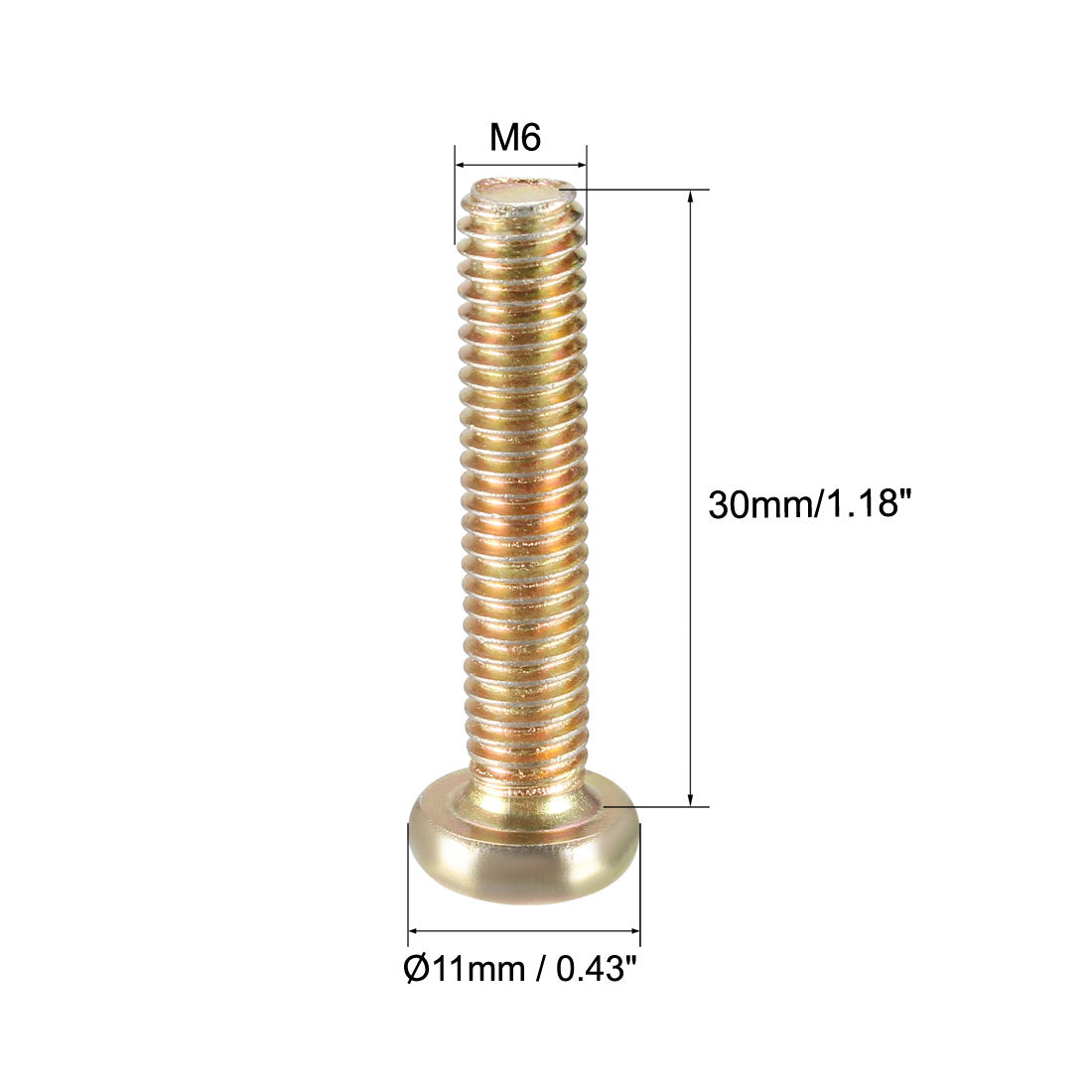 uxcell Uxcell Hex Socket Cap Machine Screws Zinc Plated Fasteners Bolts Thread