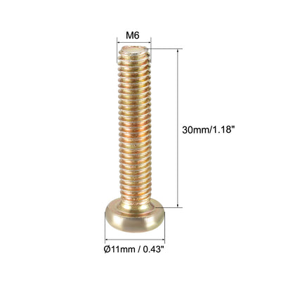 Harfington Uxcell Hex Socket Cap Machine Screws Zinc Plated Fasteners Bolts Thread