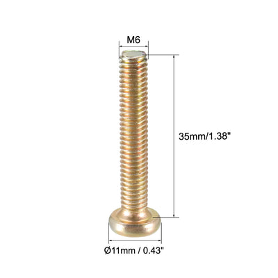 Harfington Uxcell Hex Socket Cap Machine Screws Zinc Plated Fasteners Bolts Thread