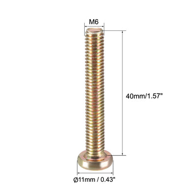 Harfington Uxcell Hex Socket Cap Machine Screws Zinc Plated Fasteners Thread