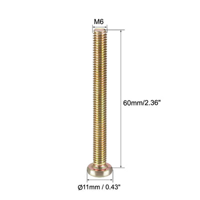 Harfington Uxcell Hex Socket Cap Machine Screws Zinc Plated Fasteners Bolts Thread