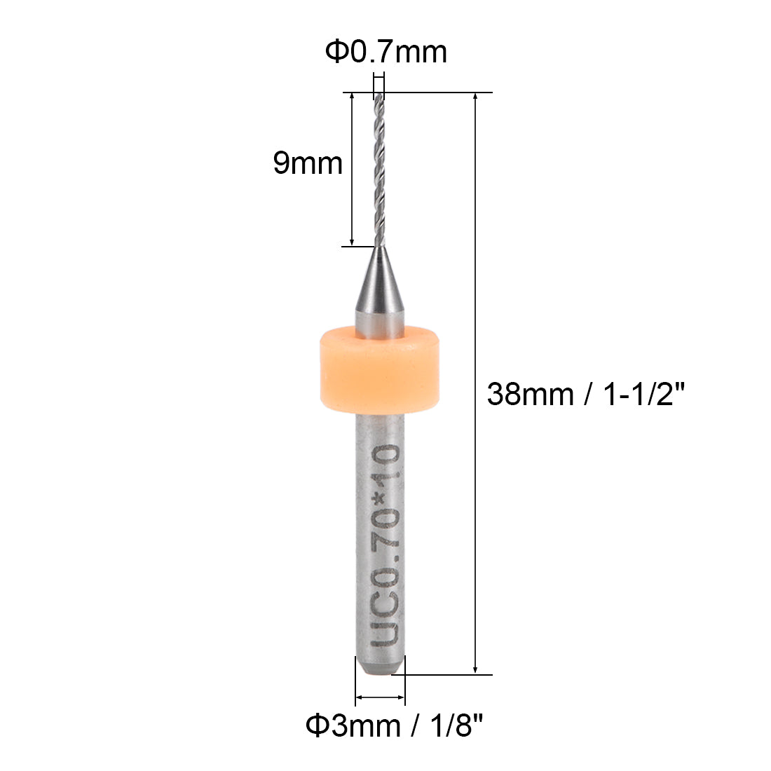 Harfington Tungsten Carbide CNC Engraving Print Circuit Board PCB Drill Bits Drilling