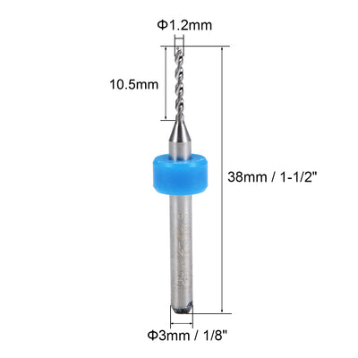 Harfington Tungsten Carbide CNC Engraving Print Circuit Board PCB Drill Bits Drilling