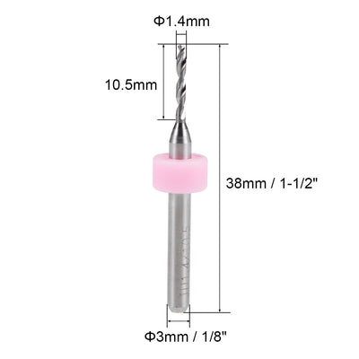 Harfington Tungsten Carbide CNC Engraving Print Circuit Board PCB Drill Bits Drilling