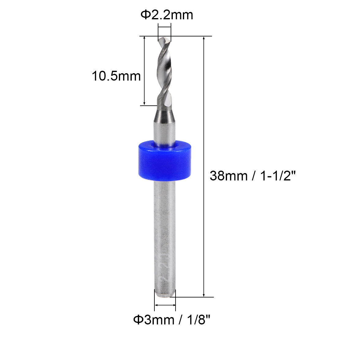 Harfington Tungsten Carbide CNC Engraving Print Circuit Board PCB Drill Bits Drilling