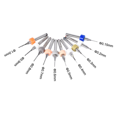 Harfington Carbide CNC Engraving Drill Bit, Circuit Board Micro PCB Drill Bits Tool