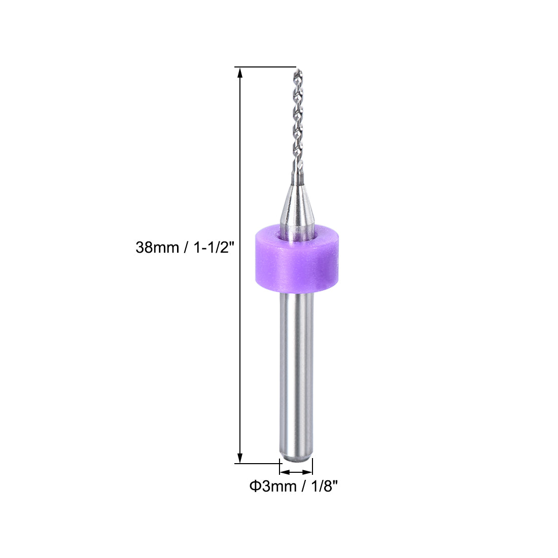 Harfington Carbide CNC Engraving Drill Bit, Circuit Board Micro PCB Drill Bits Tools