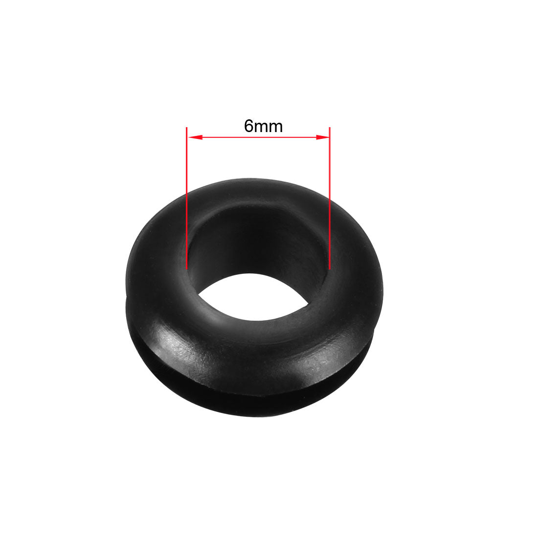 uxcell Uxcell Wire Protector Oil Resistant Rubber Soft Grommets 50pcs