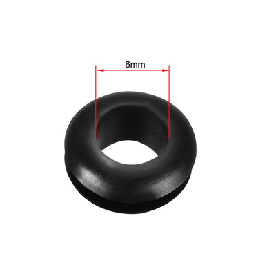 Harfington Uxcell Wire Protector Oil Resistant Rubber Soft Grommets 50pcs