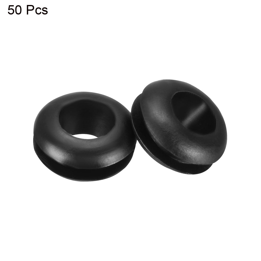 uxcell Uxcell Wire Protector Oil Resistant Rubber Soft Grommets 50pcs