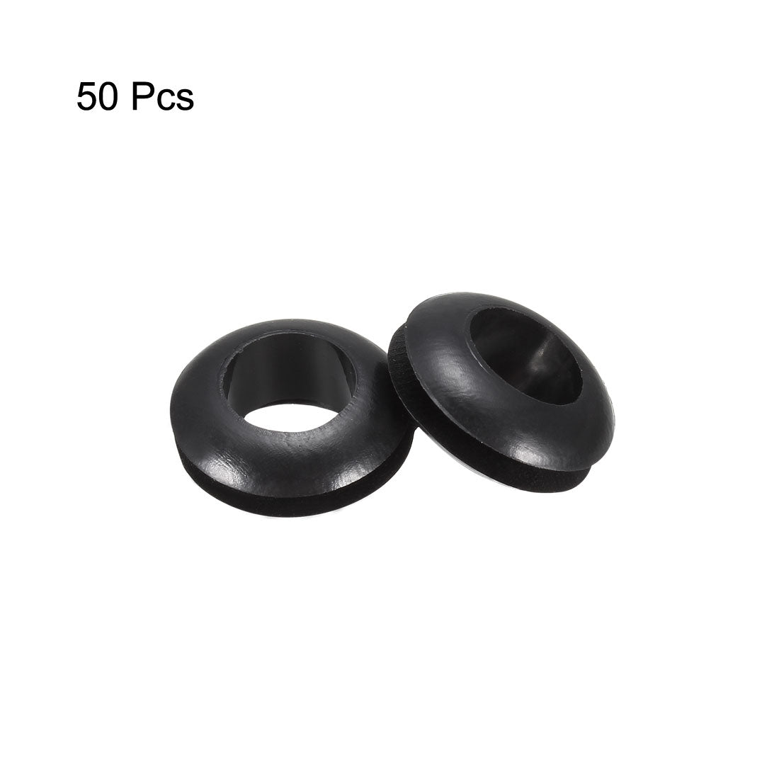 uxcell Uxcell Wire Protector Oil Resistant Rubber Soft Grommets 50pcs