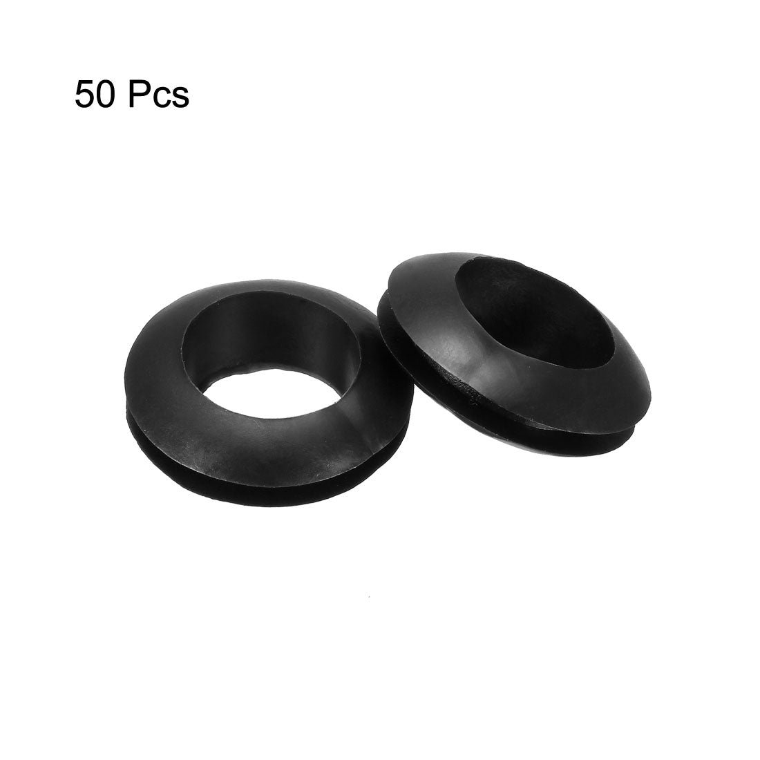 uxcell Uxcell Wire Protector Oil Resistant Rubber Soft Grommets 50pcs