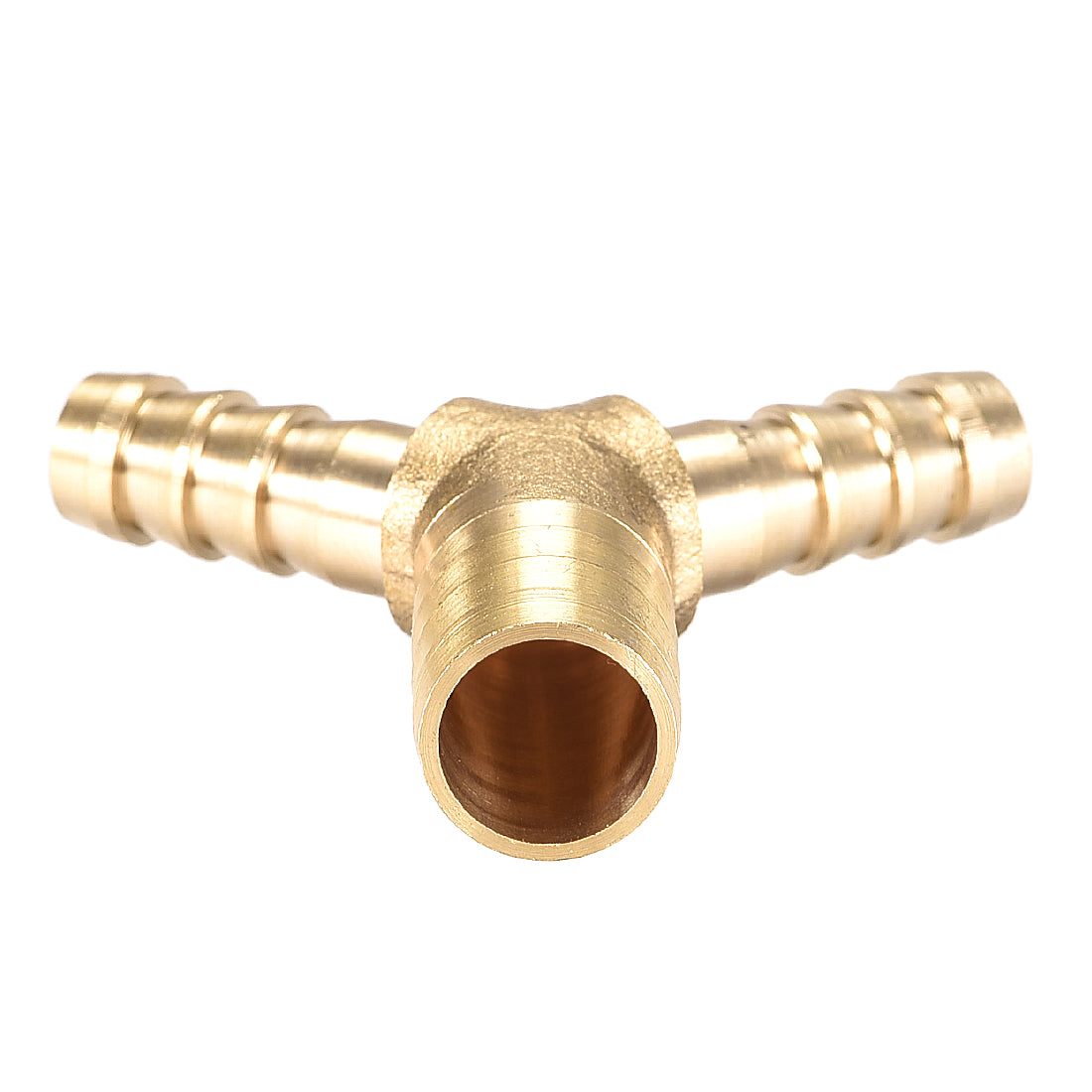 Harfington Brass Reducer Barb Fitting, Y-Shaped Tee Connector Adapter