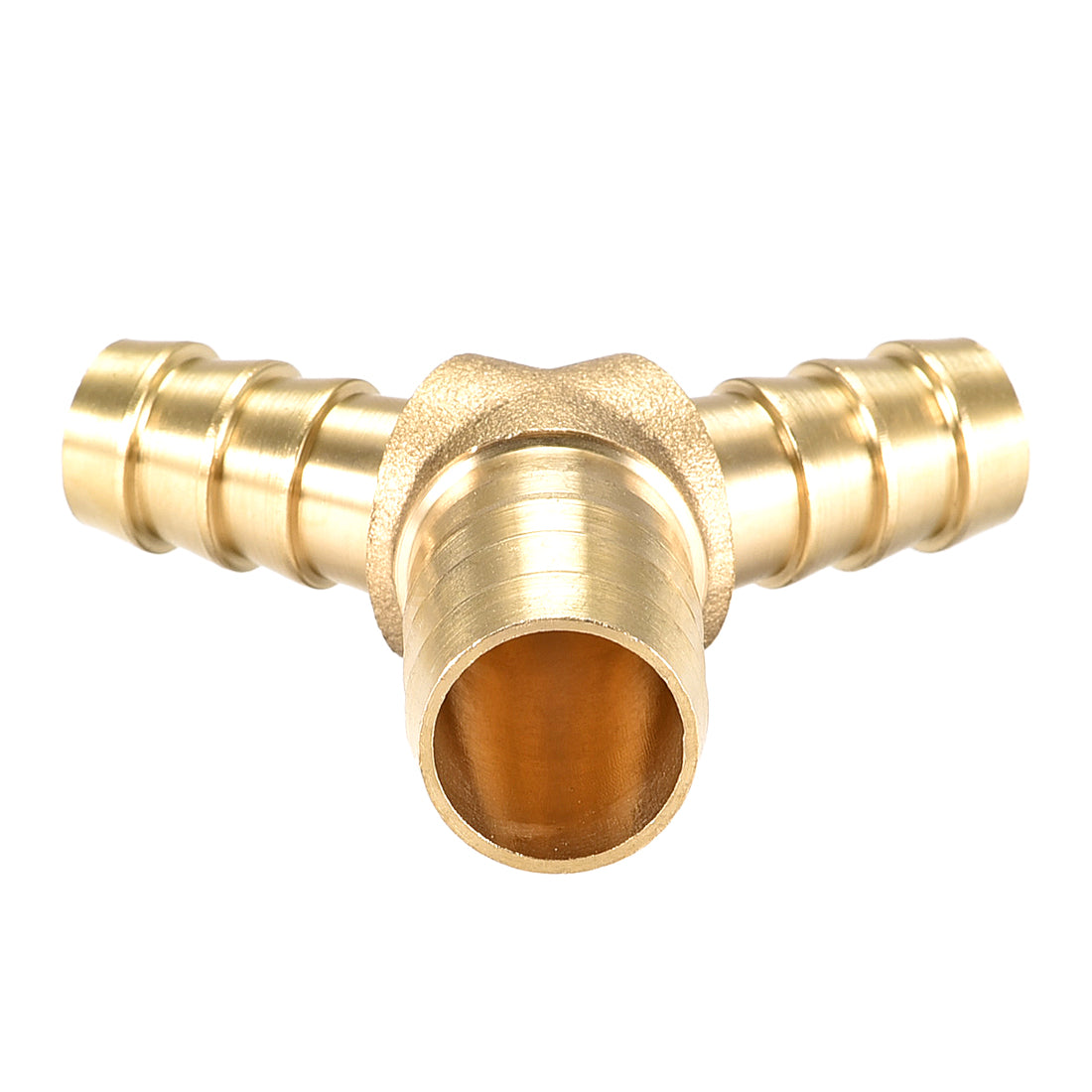 Harfington Brass Reducer Barb Fitting, Y-Shaped Tee Connector Adapter