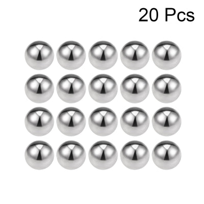 Harfington Uxcell 1/2" Bearing Balls 304 Stainless Steel G100 Precision Balls 20pcs