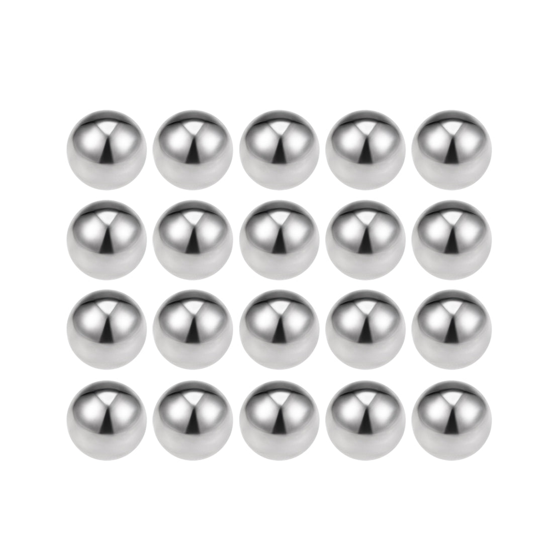 Uxcell Uxcell 1/2" Bearing Balls 304 Stainless Steel G100 Precision Balls 20pcs