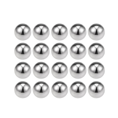 Harfington Uxcell 1/2" Bearing Balls 304 Stainless Steel G100 Precision Balls 20pcs