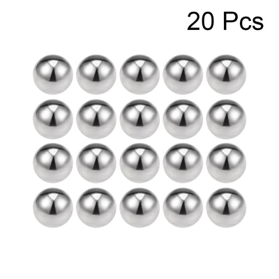 Harfington Uxcell 1/2" Bearing Balls 304 Stainless Steel G100 Precision Balls 20pcs