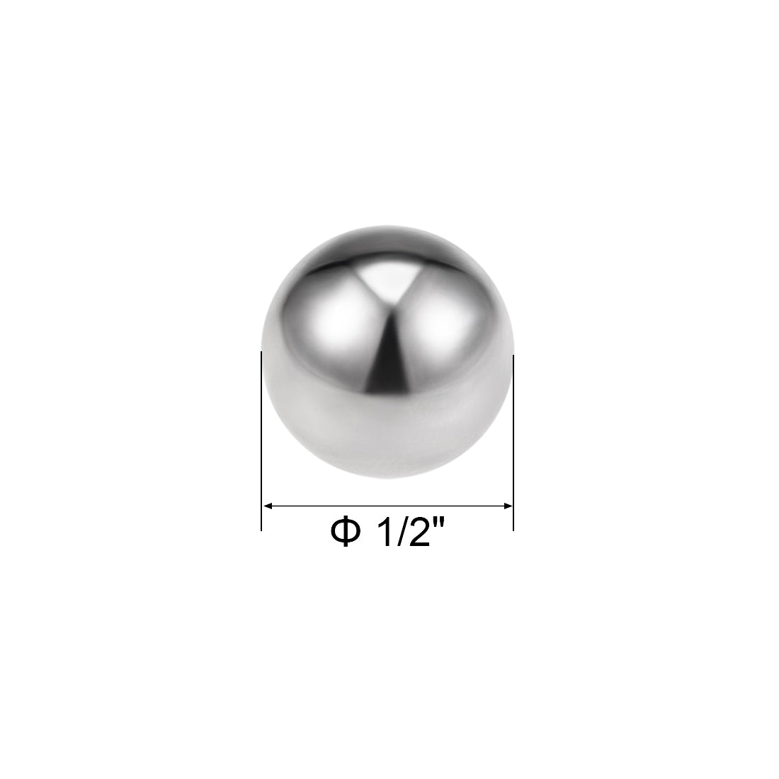 Uxcell Uxcell 3/8" Bearing Balls 440C Stainless Steel G25 Precision Balls 10pcs