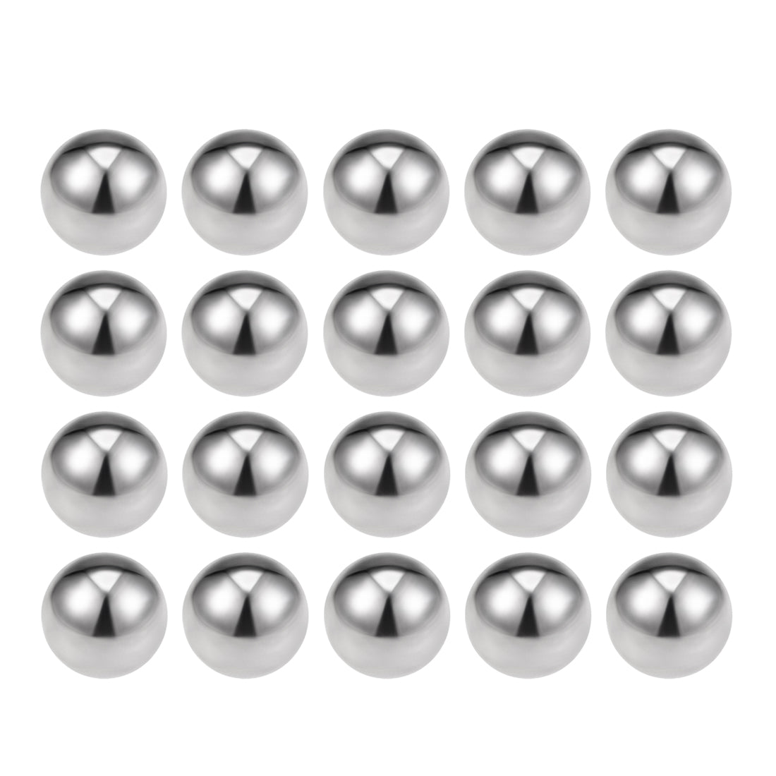 uxcell Uxcell 200pcs 1/8" 316L Stainless Steel Bearing Balls G100 Precision