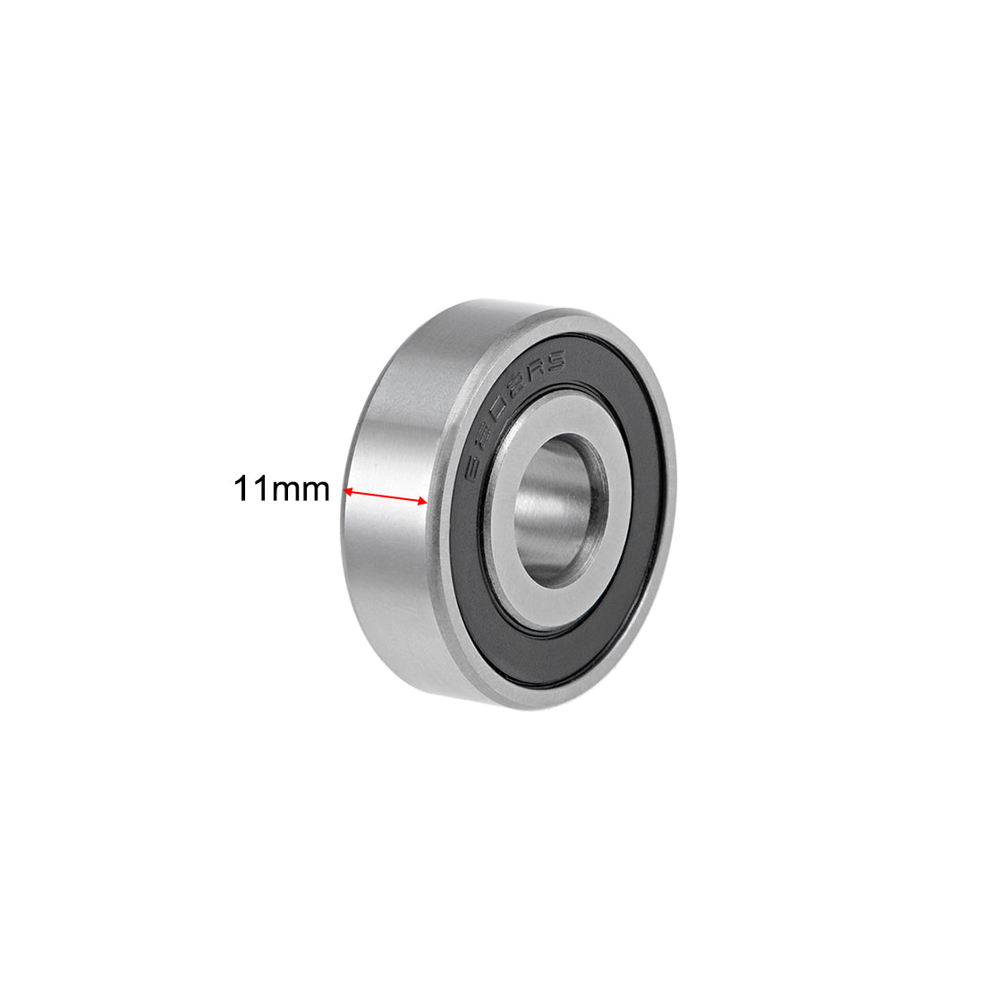 uxcell Uxcell Deep Groove Ball Bearing Metric Double Seal Chrome Steel ABEC1 Z2