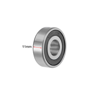 Harfington Uxcell Deep Groove Ball Bearings Z2 Double Sealed Chrome Steel Roller