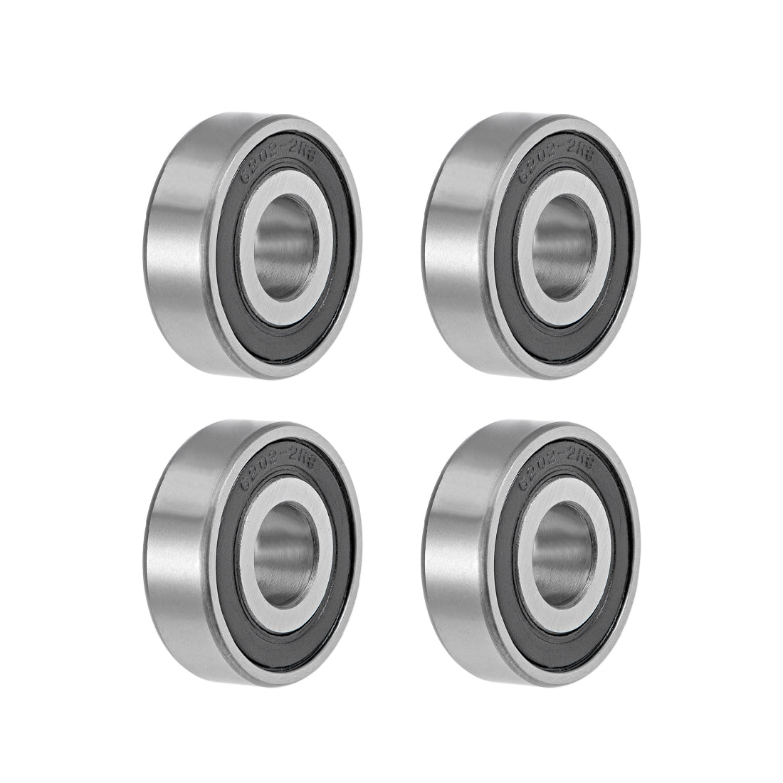 uxcell Uxcell Deep Groove Ball Bearing Metric Double Seal Chrome Steel ABEC1 Z2