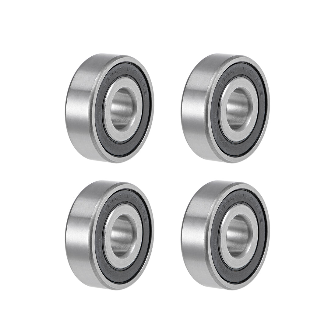 uxcell Uxcell Deep Groove Ball Bearings Double Sealed Chrome Steel ABEC1 Z2