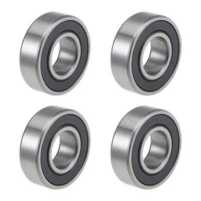 Harfington Uxcell Deep Groove Ball Bearings Double Sealed Chrome Steel ABEC1 Z2