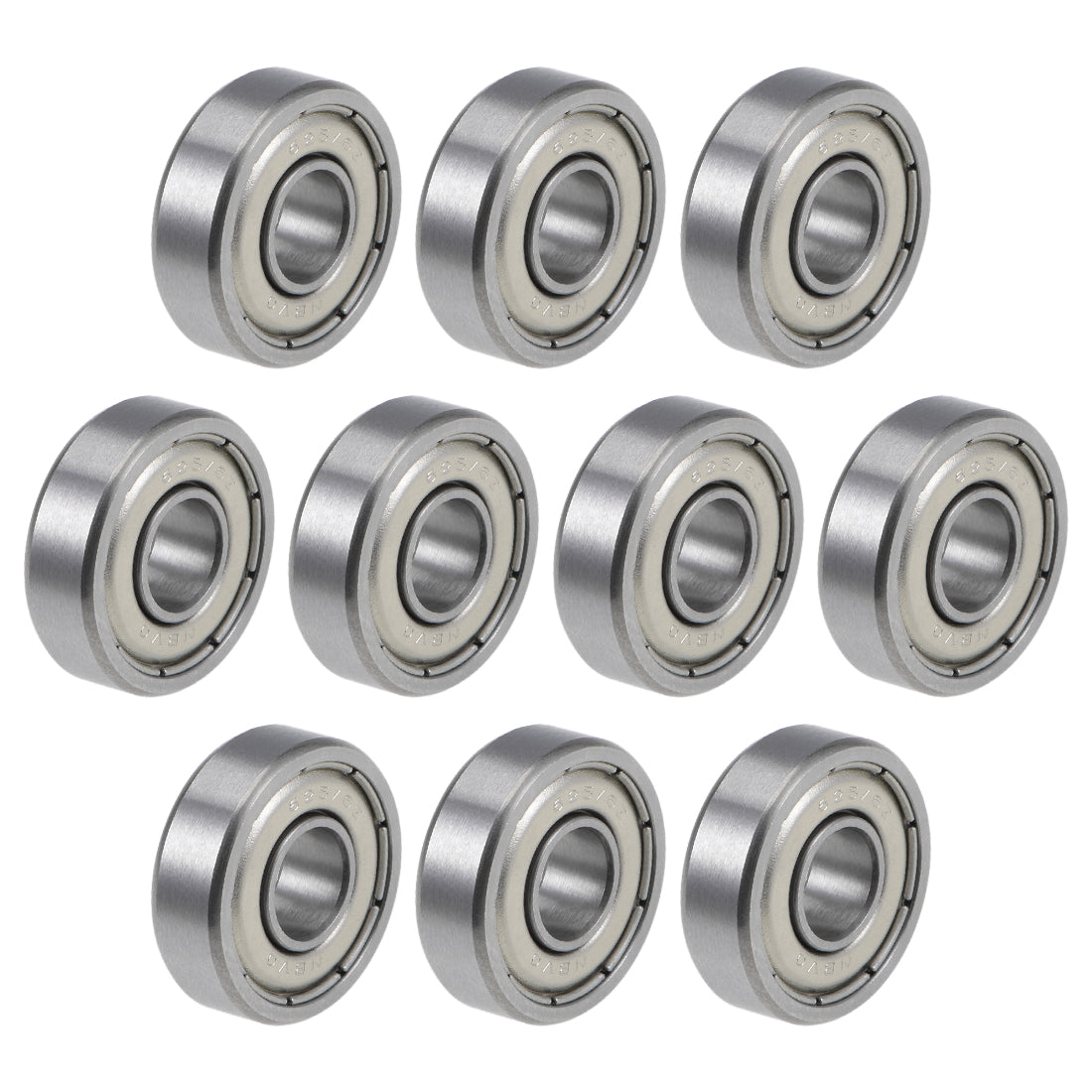 uxcell Uxcell Deep Groove Ball Bearings Z2 Double Shield Chrome Steel