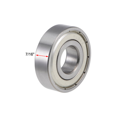 Harfington Uxcell Deep Groove Ball Bearings Z2 Double Shielded Chrome Steel Roller