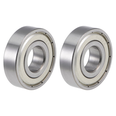 Harfington Uxcell Deep Groove Ball Bearings Z2 Double Shielded Chrome Steel Roller