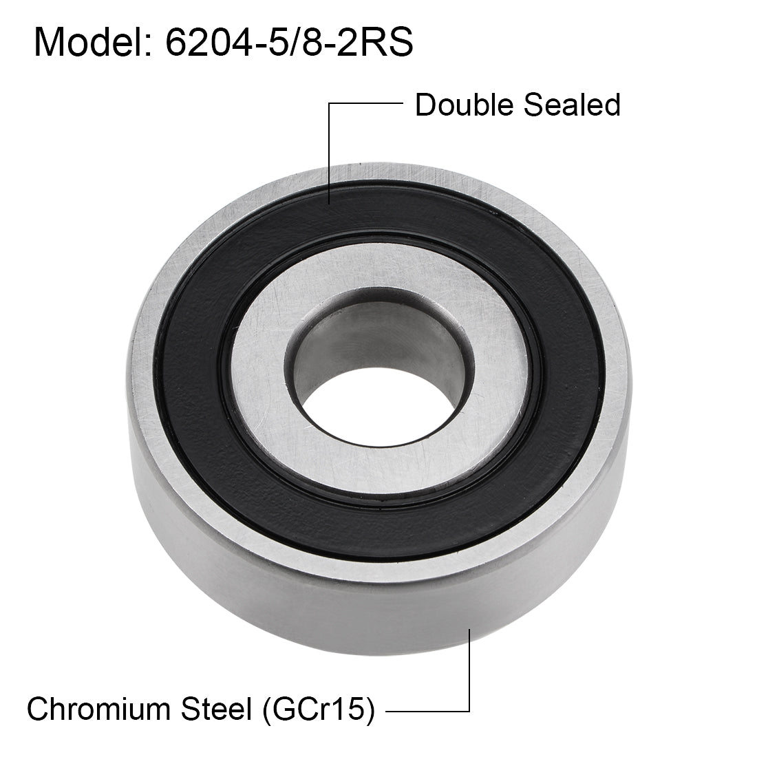 uxcell Uxcell Deep Groove Ball Bearings Inch Double Sealed Chrome Steel ABEC1