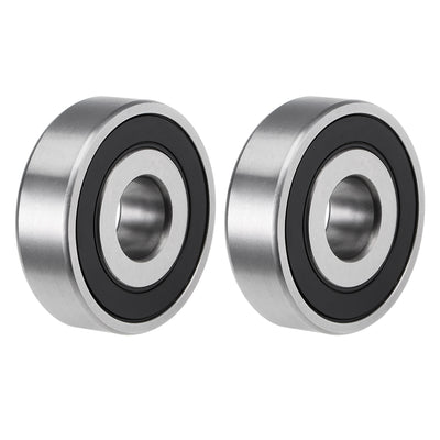 Harfington Uxcell Deep Groove Ball Bearings Inch Double Sealed Chrome Steel ABEC1