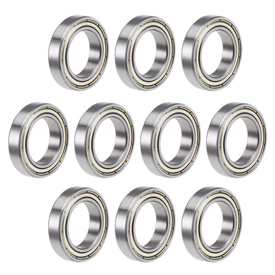 Harfington Uxcell Deep Groove Ball Bearings Thin Section Double Shielded Chrome Steel ABEC1