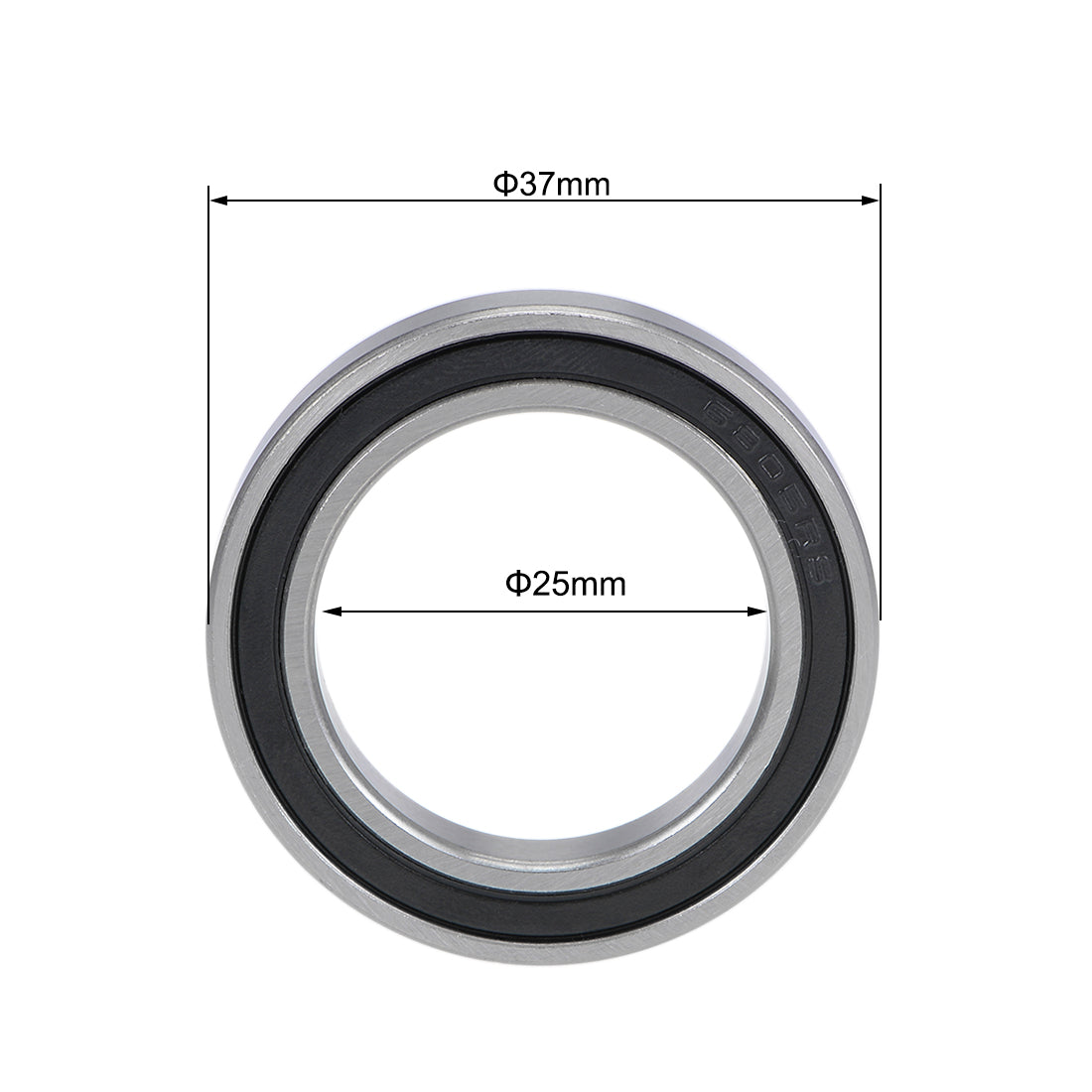 uxcell Uxcell Deep Groove Ball Bearings Thin Section Double Sealed Chrome Steel Bearings