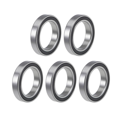 Harfington Uxcell Deep Groove Ball Bearings Thin Section Double Sealed Chrome Steel Bearings